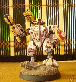 Tau Commander in Battlesuit by kettilman