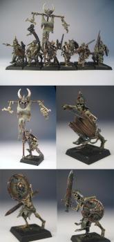 PROPAINTED 12 NEW SKELETONS - CHOOSE BASES FINISH FOR FREE by goblin1980