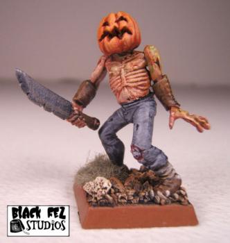 Pumpkinhead Zombie 1 by blackfezstudios