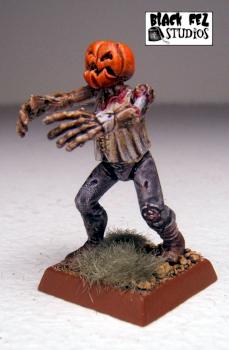 Pumpkinhead Zombie 3 by blackfezstudios