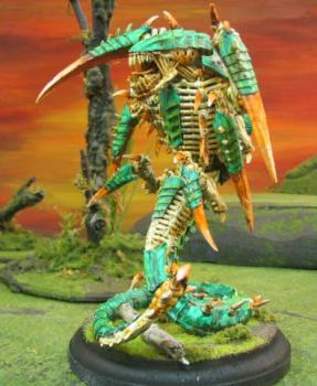 Tyranid Trygon by bluetablepainting