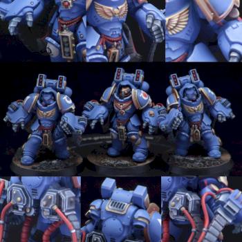 Ultramarine Primaris Aggressors by El Sabel