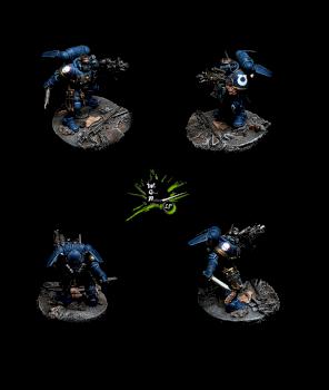 Warhammer 40K Shadowspear Ultramarines LT by CroWarGamePainting