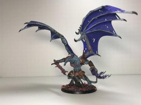 Daemon Prince of Tzeentch by Ziphoneon