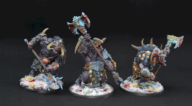 Minotaurs with Two Handed Weapons by Malice Unhuman