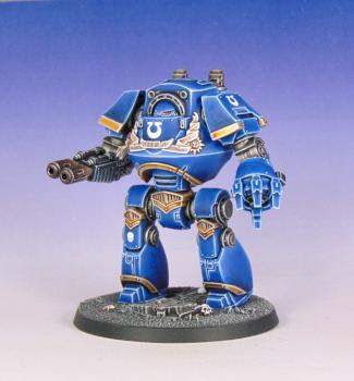 Ultramarines Contemptor Dreadnought by SuperblyPaintedMiniatures