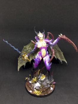 LADY OF CORRUPTION SLAANESH by juanlurockerman