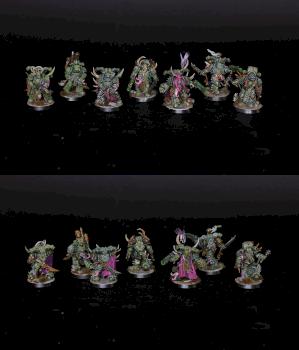 Plague Marines Death Guard by warhamsterpainting