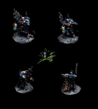 Warhammer 40K Shadowspear Ultramarines Phobos Captain by CroWarGamePainting