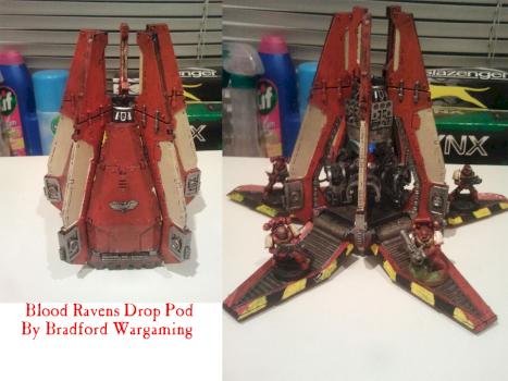 Blood Ravens Drop Pod by Chris Thompson