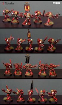 Blood Angels Assault Infrantry by RYCHU666