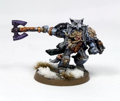 Logan Grimnar of Space Wolves by munger