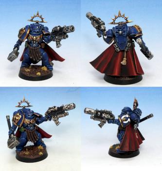 Ultramarines Captain by Wickedcarrot