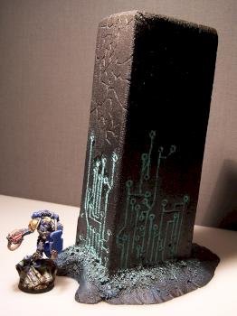 Necron Monolith (backside) by philydorf