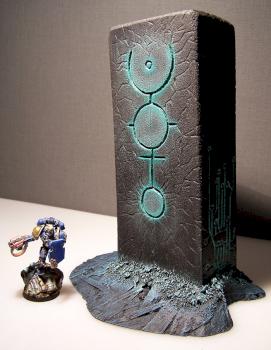 Necron Monolith by philydorf