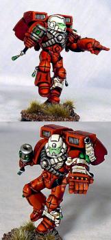 Blood Angels Sanguinary Priest by MrPickles