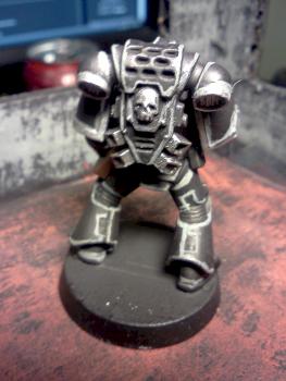 Iron Hands Standard Space Marine by MurderMachine