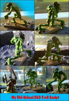 Old-School Troll Sculpt by Atom