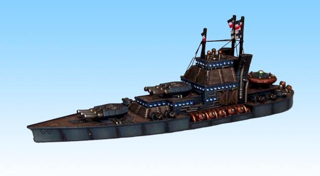 Prussian Empire Battleship by Gary Connell