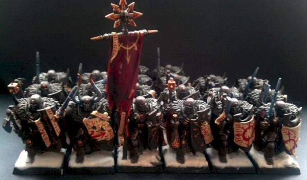 Chaos Warriors with Shields by Inq Tiberius