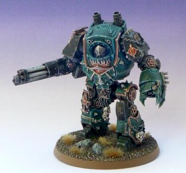 Forge World Sons of Horus Contemptor Dreadnought by SuperblyPaintedMiniatures