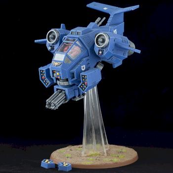 Ultramarines Stormtalon Gunship by S Dalsgaard