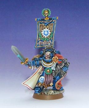 Space Marine Ultramarine Captain by SuperblyPaintedMiniatures