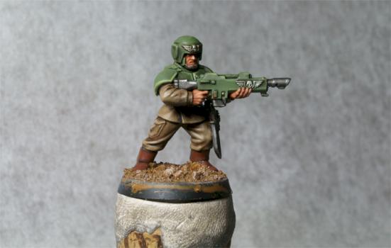 Imperial Guard Guardsman by Walhell