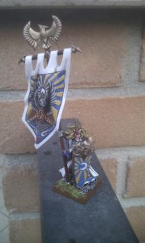 Battle Stendard Bearer High Elves by Pierba