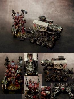 Space Marine Black Templars Thunderfire Cannon by Dante77