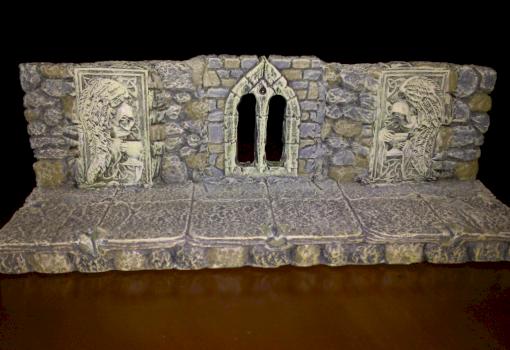 Dwarven Forge Conversion gothic window by DjTherapy