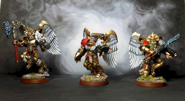 Blood Angels Sanguinary Guard by Pierba