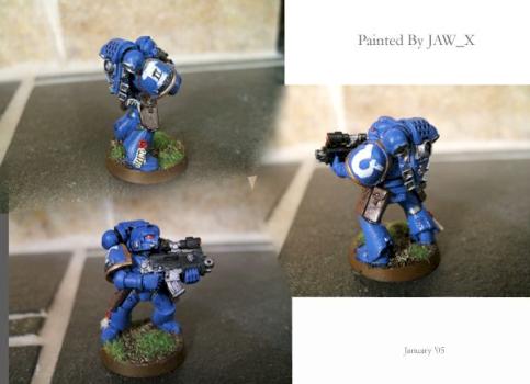 Ultramarine Tactical Marine by jaw x