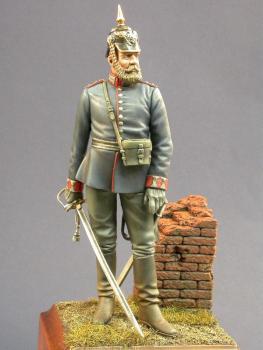 Officier Prussien 1870 by Bernard