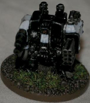 Epic Armageddon - Raven Guard Dreadnought by Glyn Green