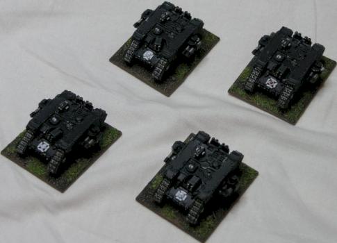 Epic Armageddon - Raven Guard Land Raider Detachment by Glyn Green