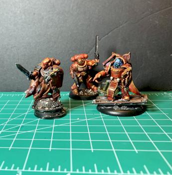 Blood Angels conversions librarian, captain with Primaris by praetorian0 1