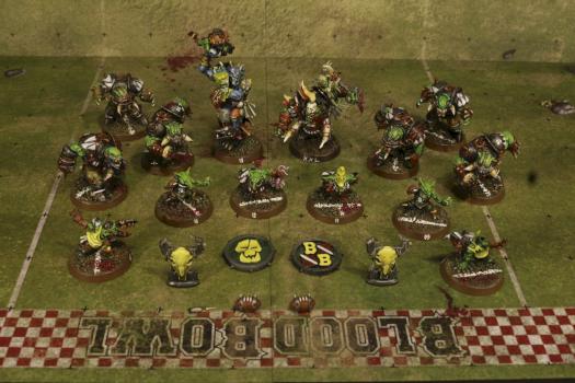 blood bowl team - black orcs by PimpMyMinis