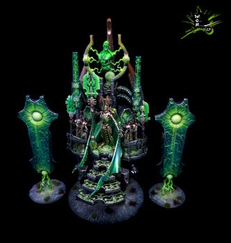 Szarekh The Silent King Necrons Warhammer 40K by CroWarGamePainting