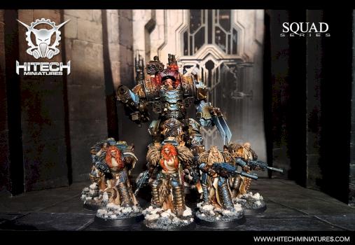 Thor with retinue by hitechminiatures2