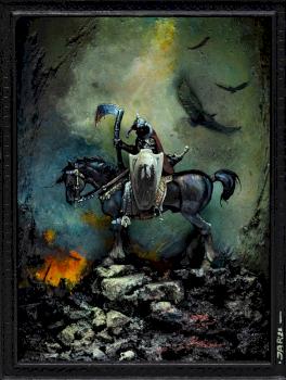 Death Dealer - Tribute to Frank Frazetta (detail) by jarhead