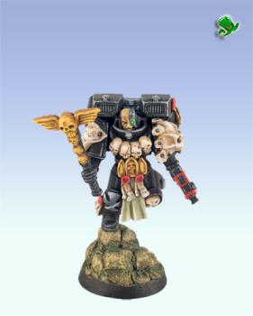 Space Marine Chaplain (converted) by leprechaun studio