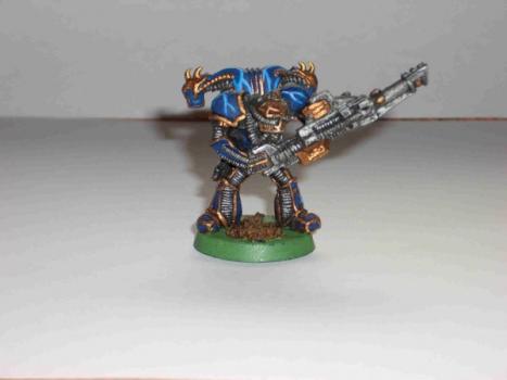 Night Lords Chosen with Autocannon by Chosen of Khorne