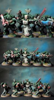 Space Marine Dark Angels Tactical Squad by Purc