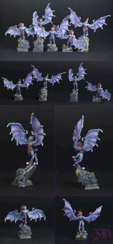 Dark Elf Harpies (Harpy) - conversion by Moorhed