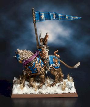 Empire Demigryph Knights - Standard bearer by Gwinn