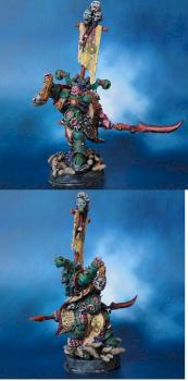 Nurgle Chaos Marine Sorcerer 2 by Swampy