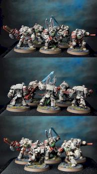 Space Marine Dark Angels Deathwing Terminator Squad by Purc