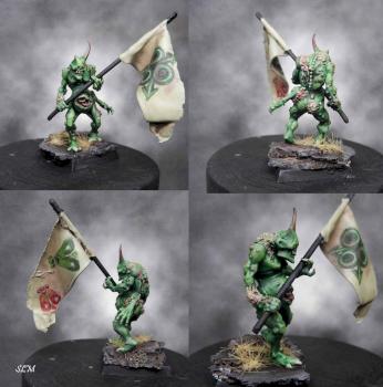 Nurgle Standard Bearer by StillLifeMiniatures