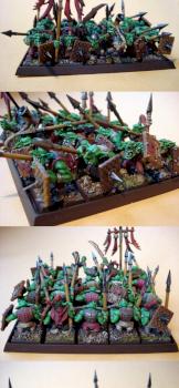 Goblin Spearmen Regiment by red gobbo